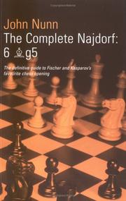 Cover of: The Complete Najdorf by John Nunn