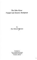The Oder River: transport and economic development by Don E. Bierman