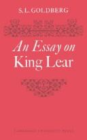 Cover of: An essay on King Lear