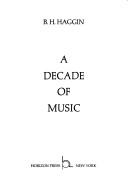Cover of: A decade of music