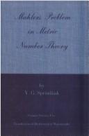 Cover of: Mahler's problem in metric number theory