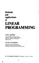 Cover of: Methods and applications of linear programming