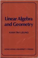 Cover of: Linear algebra and geometry