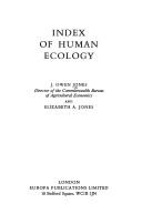 Index of human ecology by J. O. Jones