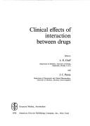 Cover of: Clinical effects of interaction between drugs