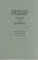 Cover of: Freud, dictionary of psychoanalysis