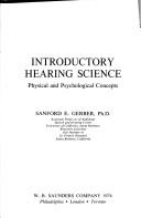 Cover of: Introductory hearing science: physical and psychological concepts