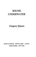 Cover of: Sound underwater.