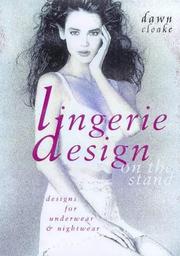 Cover of: Lingerie Design on the Stand: Designs for Underwear & Nightwear