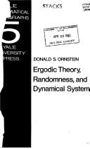 Cover of: Ergodic theory, randomness, and dynamical systems | Donald Ornstein