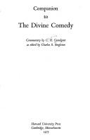 Cover of: Companion to the Divine comedy