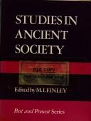 Cover of: Studies in ancient society by M. I. Finley