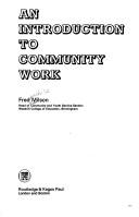 Cover of: An introduction to community work