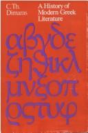 Cover of: A history of modern Greek literature
