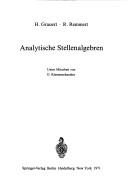 Cover of: Analytische Stellenalgebren by Hans Grauert