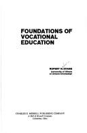 Foundations of vocational education by Rupert Nelson Evans, Evans