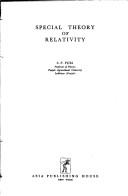 Cover of: Special theory of relativity