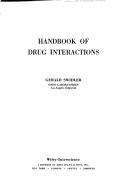Handbook of drug interactions by Gerald Swidler