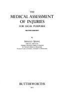 Cover of: The medical assessment of injuries for legal purposes.