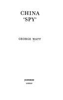 Cover of: China "spy".