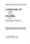 Cover of: Language in Uganda by Peter Ladefoged