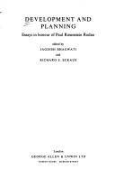 Cover of: Development and planning: essays in honour of Paul Rosenstein Rodan