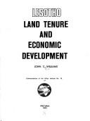 Cover of: Lesotho land tenure and economic development