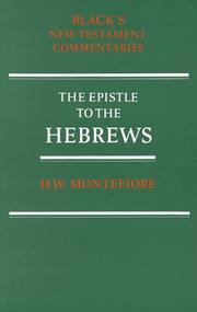 Cover of: A Commentary on the Epistle to the Hebrews (New Testament Commentaries)