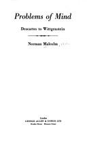 Cover of: Problems of mind: Descartes to Wittgenstein.