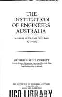 Cover of: Institution of Engineers Australia | Arthur Hardie Corbett
