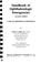 Cover of: Handbook of ophthalmologic emergencies