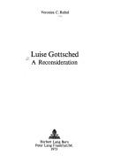 Cover of: Luise Gottsched.: A reconsideration.