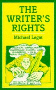 The Writer's Rights (Books for Writers) by Michael Legat