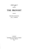 Cover of: The provost. by John Galt