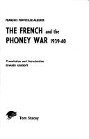 Cover of: The French and the phoney war, 1939-40.