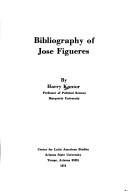 Cover of: Bibliography of Jose Figueres.