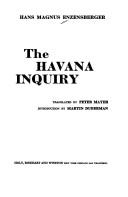 Cover of: The Havana inquiry.