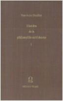Cover of: Histoire de la philosophie cartésienne by Francisque Bouillier