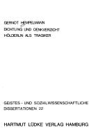 Cover of: Dichtung und Denkverzicht by Gernot Hempelmann