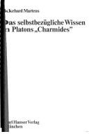 Cover of: Das selbstbezügliche Wissen in Platons Charmides.