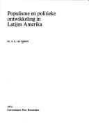 Cover of: Populisme en politieke ontwikkeling in Latijns Amerika.