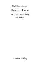 Cover of: Heinrich Heine und die Abschaffung der Sünde by Dolf Sternberger