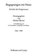Cover of: Begegnungen mit Heine by Michael Werner