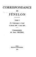 Cover of: Correspondance de Fénelon.