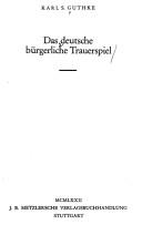 Cover of: Das deutsche bürgerliche Trauerspiel