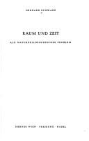 Cover of: Raum und Zeit als naturphilosophisches Problem.