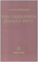 Cover of: Eine unbekannte jüdische Sekte.