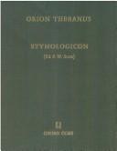 Cover of: Etymologicon. by Orion of Thebes