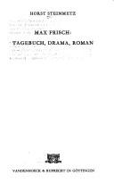 Cover of: Max Frisch: Tagebuch, Drama: Roman.