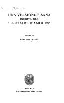 Una versione pisana inedita del Bestiaire d'amours by Roberto Crespo